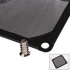 BQLZR Black 80 X 80mm PC Computer Chassis Fan Filter Mesh Metal Strainer
