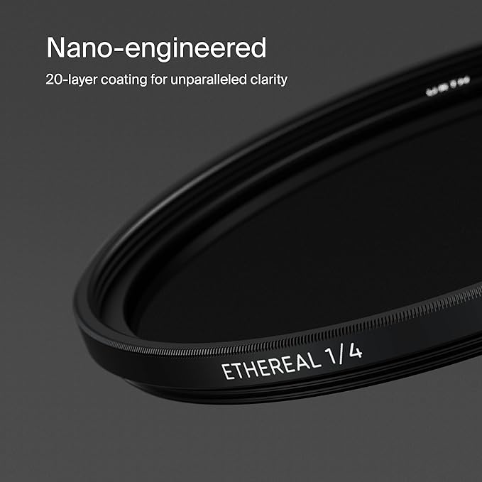 Urth 105mm Ethereal Black Mist ¼ Diffusion Lens Filter (Plus+) - Cinematic Effect, 20-Layer Nano-Coated Black Mist Light Diffusion Particles