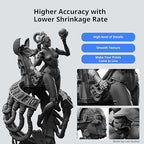 ANYCUBIC ABS-Like Resin 3.0, 3D Printer Resin with Enhanced Strength and Toughness, High Precision and Minimal Shrinkage, Wide Compatibility for All LCD Resin 3D Printers (Black, 4kg)
