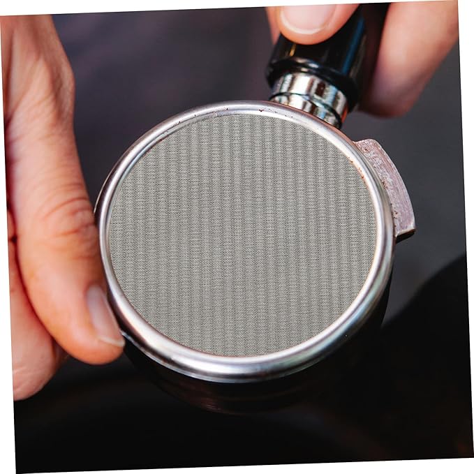 Lurrose Coffee Filter Screen Stainless Steel Espresso Coffee Filter for Brewing Easy to Clean and Install Reusable Accessory