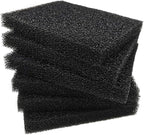 Aquarium Bio Fitler Media Sponge, 6.28 x 5.5 x 0.78 inch Foam Filter Pad Compatible to ML350 (10)
