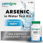 Safe Home® Arsenic in Drinking Water Test Kit – in-Lab Water Analysis by EPA-Certified Laboratory – Detects Dissolved & Solid Arsenic (Total) – Tap, Well, or Groundwater – Made in USA