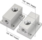 4 Packs Air Compressor Outlet Kit 3/4 Inch for Rapid Air System, Compressed Air Outlet Kit for Shop Air Line Kit, Fittings for Compressed Air Piping System with 1/2 Inch NPT Outlet Port