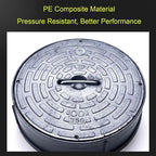 Septic Tank Lids, Manhole Cover with Handle, Sturdy and Pressure-Resistant, Suitable for Green Belts, Residential Areas and Construction Sites(31.5 cm/12 in)
