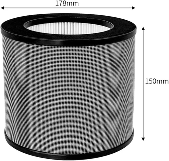 2 Pack Replacement Filter, Compatible For TaoTronics, TT-AP006 Air Purifier H13 Filter