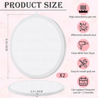 Juexica 2 Pcs Nail Dust Collector Filter Replacement No Spillin Reusable Nail Art Suction Filter Vacuum Fan Dust Collector Extractor Suction Machine Art Salon