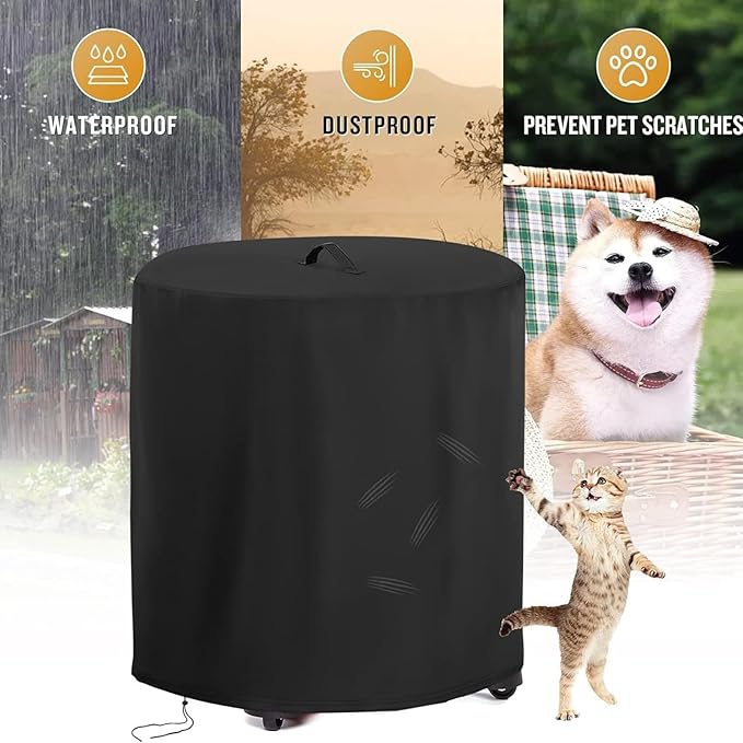 Foldable Protective Cover Portable Accessory for Commercial Wet Dry Vacuum Sturdy Polyester Construction Vacuum Protectors