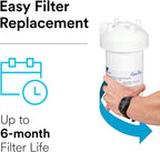 3M Aqua-Pure Under Sink Water Filter System AP200, Full Flow 1.75 Gallons per Minute, Flows Through Cold Water Side of Faucet, Reduces Sediment, Chlorine Taste and Odor