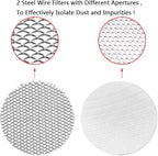 Carburetor Velocity Stack Air Filter Cleaner 55mm Modified Alloy with Sponge Filter Steel Mesh for PWK32-34mm Shortest Fast Intake Suggest Small Displacement (Red New,55mm)