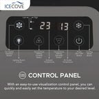 Sunjoy Portable Air Conditioner with Add-on Battery & Solar Panel, 2500BTU AC Unit, 250W Low Power Consumption, 25.5VDC, 2 Fan Speed, 3 Light Mode for Tent Camping RV Truck Van Life Home, Gray