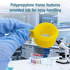 PEKYBIO 40um 70um 100um Cell Strainer Set, Stackable Handle Filter Screen with Nylon Screen Mesh and Polypropylene Frame, Sterile Cell Filter in Individual Blister Packaging, 3 Pcs
