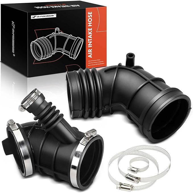 A-Premium 2 Air Intake Hose Tube Compatible with BMW [E46] 320i 325i 325xi 01-05, 325Ci 01-06, 323i, 323Ci & [E36] Z3 1997-2000, 2.2L 2.5L 2.8L, Replace# 13541435627 13541705209