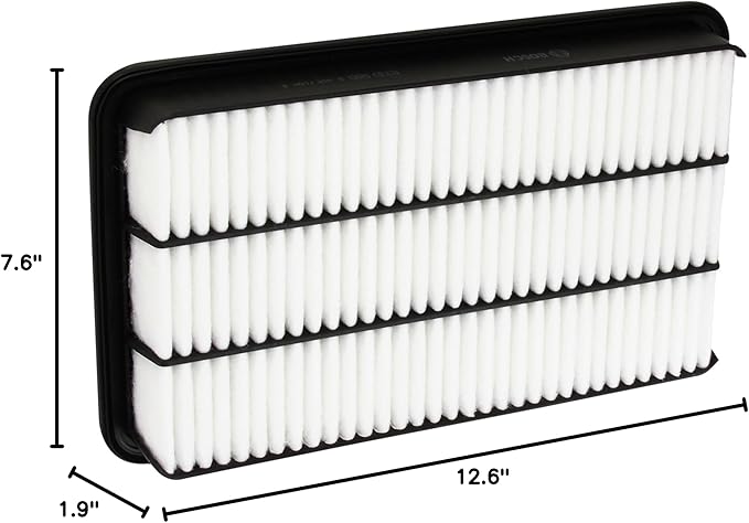 BOSCH 5079WS Workshop Engine Air Filter - Compatible With Select Lexus ES300, RX300; Toyota Avalon, Camry, Celica, Sienna, Solara (Pack of 3)