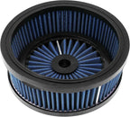 HDBUBALUS Motorcycle Air Filter Inner Element Fit for Harley Sportster Dyna Softail Touring 1 Pcs (Blue)