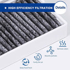 W10311524 Refrigerator Air Filter Replacement Compatible With Whirlpool, AIR1, Maytag, Kitchenaid, and Jenn-Air，Kenmore Fresh Flow Refrigerator Air Filter - 6 Pack