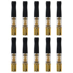 Cigarette Filters Gold Plating 10pcs Cigarette Holder Reusable Clean Tar Tobacco Filter with Multi-Filtering for Standard Size Cigarettes Ø8mm,Slim Cigarettes Ø6mm and Ø5mm