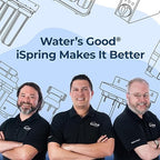 iSpring WCB32CKS+AHPF12MNPT12X2 Heavy Metals Whole House Water Filter System w/ 3/4'' Push-Fit Braided Stainless Steel Hose Connectors, Reduces Lead, Chloramine, PFAS, Chlorine, Sediment