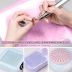 300 Sheets Nail Dust Collector Filter Paper: Disposable Dust Vacuum Filter for Most Nail Dust Fan Extractor Machine, Dust Cleaner Replacement Filter Paper Nail Tech Supplies Accessories for Home Salon