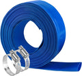 2 IN x 50 FT Pool Backwash Hose, Heavy Duty Flat Discharge Hose, Weather and Burst Resistant, Best Pool Hoses for Inground Pools, Pool Filter Hose & Pool Drain Hose