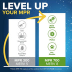 Filtrete 12x20x1 Air Filter, MPR 300, MERV 5, Clean Living Basic Dust 3-Month Pleated 1-Inch Air Filters, 6 Filters