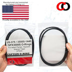 Captain O-Ring – Replacement U9-375/35505-1440 / SPX3000S / O-12 O-Rings for Pentair, Sta-Rite, Hayward Strainer Trap Cover (2 Pack)