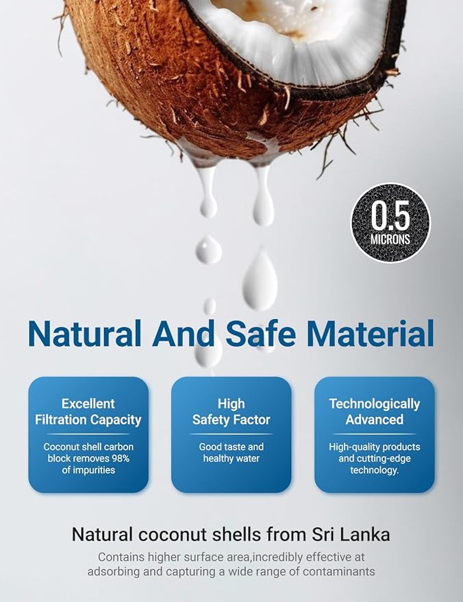 ADQ747935 Water Filter Replacement for LG LT1000P/PC/PCS ADQ74793501 ADQ74793502 MDJ64844601 LMXS28626S LRFLC2706S LFXS26973S LT-1000PC LFXC22526S LHFS28XBS LHFS28XBS Water Filter | 2pack | Cobectal