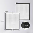 Waykar HEPA Filter Replacement – Traps Particles as Small as 0.3 Microns – Compatible with Waykar 550 CFM Air Scrubber (2-Pack)