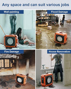 ALORAIR PureAiro HEPA Max 970 industrial Air Scrubber, 3-Stage Filtration System, GFCI Outlet, Negative Air Scrubber Water Damage Restoration Interior Decoration