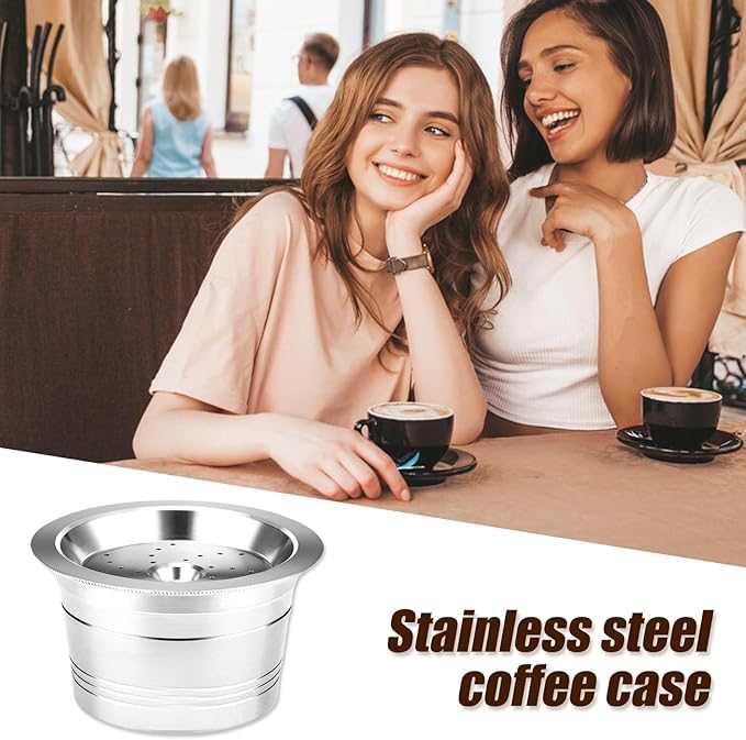 Sturdy Stainless Steel Coffee Filter Portable Filter Portable for Home and Use User Friendly Coffee Filter