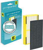GermGuardian Filter E HEPA Pure Genuine Air Purifier Replacement Filter, Removes 99.97% of Pollutants, for AC4100, AC4100CA AC4150BL, AC4150PCA Air Purifiers, 2-Pack, Black, FLT41002PK