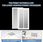 14x30 Return Air Grille [Duct Opening Size],Return Air Vent Cover for Wall Or Ceiling,Steel Return Air Filter Grilles Removable Face/Door for 1 Inch Filters(14"W x 30"H [Duct Opening])