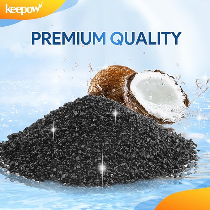 KEEPOW 12 Pack Trash Can Deodorizer Compatible with SIMPLI-Magic Garbage Bins with Built in Odor Filter Compartment, Charcoal Odor Absorber for EKO Trash Can and Compost Bin (Square)