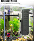 13Pcs Aquarium Filter Media Kit Fit for Fluval U3 Underwater Filter, Includes 4 Foam Pads, 4 Poly Carbon Media, 1 Ceramic Ring and 4 Mesh Bags for Freshwater & Saltwater Aquariums