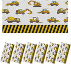 6 Pcs Fluorescent Light Covers for Ceiling Lights Construction Vehicle Excavators Bulldozers Forklifts Yellow Black Decorative Magnets Light Filters for Office Home Classroom Must Haves 4’ x 2’