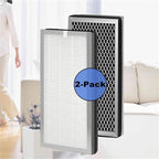 Air Purifier Replacement Filter, Compatible For Medify, MA15 Air Purifier Parts(2pcs)
