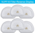 VLPF10 Filter for Black + Decker Dustbuster Cordless Handheld Vacuum HLVA320J26 HLVA325J10 HLVA315J22 Replacement Filter, Compatible HLVA315J HLVA320J HLVA325BP07 Part N575266 N600601,6 Pack