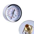 1/2 Inch NPT Air Filter Regulator Combo Piggyback, Air Compressor Water Separator, Air Line Dryer, Semi-Auto Drain, Air Pressure Regulator AW4000-04, 0-150 PSI Gauge