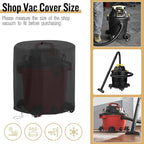 Foldable Protective Cover Portable Accessory for Commercial Wet Dry Vacuum Sturdy Polyester Construction Vacuum Protectors