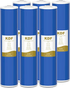 SimPure Whole House Water Filter Cartridges 20" x 4.5" GAC/KDF Carbon and Heavy Metal Filter, For DB20P, WHB20, FG25B-KS, WGB32B-KS, ‎FLTWH2045K, 6 Pack