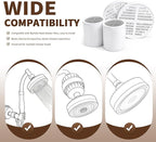 Shower Filter Replacement Cartridge Compatible with AquaHomeGroup, Vitamin C E & A Cartridges& 20-Stage Cartridges，Purified Water & Gentle Care（2Pack）