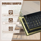 Air Floor Vent Adjustable Register 4x12 Inch Floor Register Vents for Home Floor Register Vents Brushed Gold Color