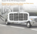 RV Premium Charcoal Activated Carbon Fiber Air Conditioner Filter - Air Duct AC Carbon Filter Replacement for RV AC Vent (4 Pack, 12.875” x 5.5”)