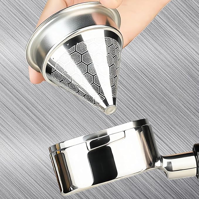Stable Double Layer Coffee Filter Funnel Ensures Precise Pourover for Better Flavor Extraction Filter
