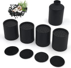 NewKe 4 Pack Replacement Filter Cartridges for Smoke Trap Personal Air Filter, 5 Stage HEPA + Activated Coconut Carbon Filter for Personal Smoke Air Filters, Smoke Filters with Long Lasting 500+ Uses