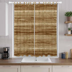 Vintage Western Living Room Curtains 96 Inch Length, Window Curtains Tab Top, Rustic Farmhouse Wooden Grain Barn Door Light Filtering Window Treatments Drapes 52"x96" 2 Panel
