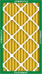 Filterbuy 15x30x2 Air Filter MERV 11 Superior Pet & Allergy Defense (2-Pack), Electrostatic Pleated HVAC AC Furnace Filters Replacement, Made in USA (Actual Size: 14.50 x 29.50 x 1.75)