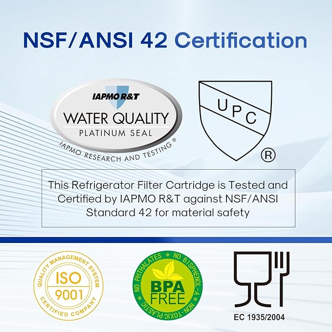ICEPURE 5 Micron 20" x 4.5" Whole House Sediment Water Filter, 20 Inch Water Filter Replacement Cartridge Compatible with FPMB5-20, SP-DD-5005-20BB, FP25B, AP810-2, 155358-43, SDC-45-2005, 4 PACK
