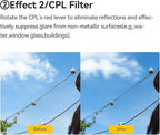 Kase 72mm Variable ND1.5-8 & CPL & Black Mist 3 in 1 Filter with 36 Multi-Coatings, Essential for Landscape & Vlog, Compatible with Canon Sony Nikon