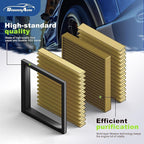 Engine and Cabin Air Filter Combo for Ford Explorer 2020-2026 2.3/3.0L,Lincoln Aviator 20-26 3.0L,Police Interceptor Utility 20-25 3.0L Air Filter Car Replacement #JX6Z19N619BA CA10242 Car Accessories