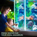 LiquaGen- Aquarium Reef Reverse Osmosis Deionization (RODI) Water Filter System + TDS Meter, Pressure Gauge and Electrical High Flow Booster Pump| Ultimate Water Purifier for Fish Tanks & More